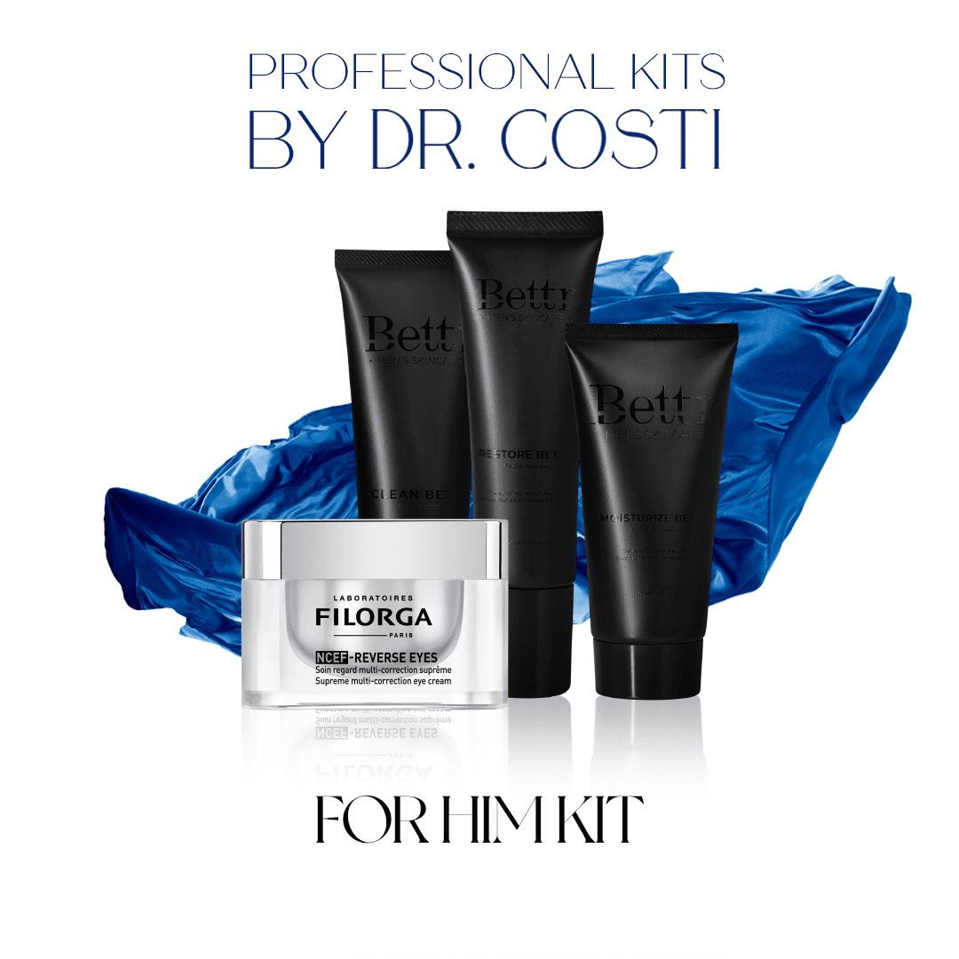 Dr Costi-Professional kit-Bettr-Filorga-eye care-for him-Moisturiser-cleanser-serum