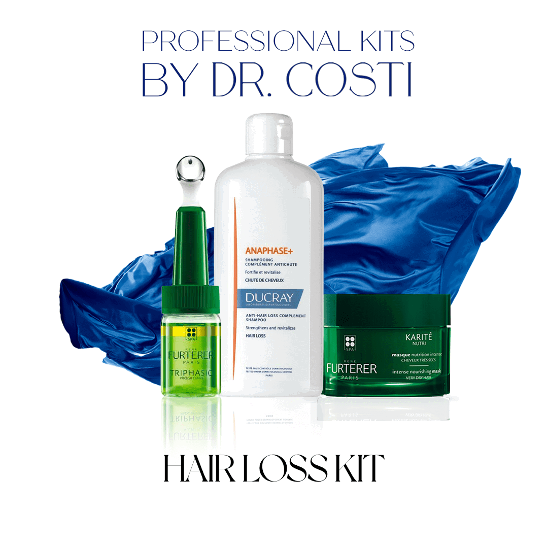 Dr Costi-Professional kit-Ducray-Renee Furterer-Hair loss-Kit-Hair care